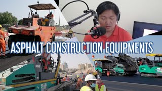 CIVIL ENGINEER DISCUSS THE TYPES OF EQUIPMENTS FOR THE CONSTRUCTION OF ASPHALT PAVEMENT [upl. by Thagard]