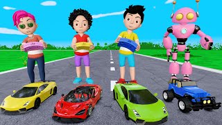 Bittu Ki Shaitani 4  Remote Control Car Race Wala Cartoon  Pagal Beta Comedy  Desi Comedy Video [upl. by Harte]