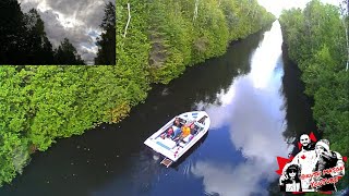 Drone over the Trent Severn Waterway [upl. by Idel705]