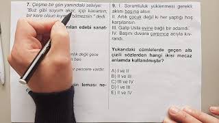 HÜLYA HOCA İLE EDEBİYAT 9 SINIF SORUMLULUK SINAVI SORULARI ÇÖZÜMÜ [upl. by Rimaa173]