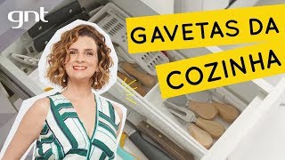 Dicas para organizar as gavetas da cozinha  Dica de Organização  Micaela Góes [upl. by Ronnholm794]