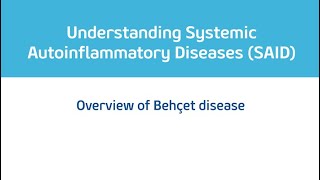 Presentation of Behçet disease [upl. by Ydal]