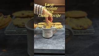 Large Chocolate Chip Cookie Recipe 🍪 [upl. by Berlin948]