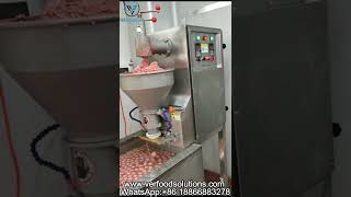 VERFOODSOLUTIONS High Speed Meatball Forming Boiling Blanching Machine Test for Singapore Customer [upl. by Elsbeth861]