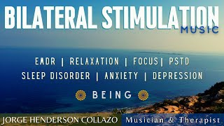 Bilateral Stimulation Music  EMDR  🎧 Listen with headphones  Begin [upl. by Naam488]