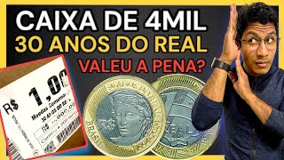 CAIXA CMB COM 4MIL MOEDAS  MOEDAS 30 ANOS DO REAL 2024 valeapena valores ouro brasil coin [upl. by Daune639]