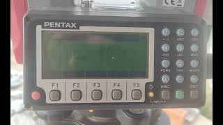 Pentax total station function Tips survey parts 4 Stake Out Mode [upl. by Hussey272]