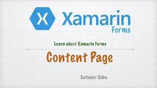 Xamarin Forms Tutorials 1  ContentPage amp StackLayout [upl. by Kopple]