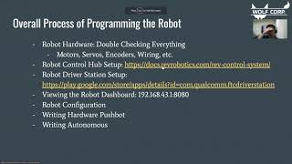 FTC Programming Week 3 Using the FTC SDK amp Writing Your First Autonomous [upl. by Monagan]