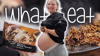 What I eat 9 months pregnant with 4 kids [upl. by Temirf133]