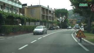 Italy  Italien  Fahrt von Albisano nach Garda und weiter nach Bardolino [upl. by Etnom575]