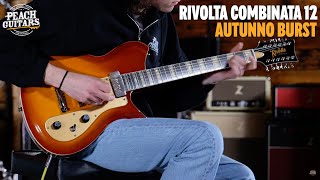 No TalkingJust Tones  Rivolta Classico Series  Combinata 12  12String  Autunno Burst [upl. by Harday]