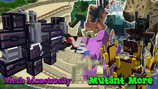 Mech Monstrosity VS Mutant More  Minecraft Mobs Battle [upl. by Esserac141]