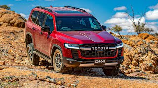 2023 Toyota LandCruiser 300 GR SPORT  OffRoad Test Drive and Design Details [upl. by Aisereht956]