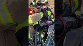 Electric Vehicle Training For First Responders firefighter electriccar firefightingequipment [upl. by Adis]