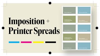 Understanding Imposition and Printer Spreads for Designers [upl. by Coco914]