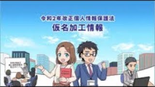 マンガで学ぶ令和2年改正個人情報保護法「仮名加工情報」編 [upl. by Virgina913]