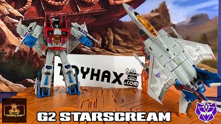 Toyhax G2 Starscream Decal Set for EarthriseStudio Series 86 Review [upl. by Nosyerg]