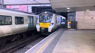 Class 700s at Farringdon [upl. by Akiret132]