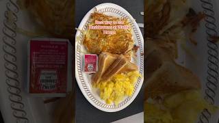 Best way to eat hash browns at Waffle House wafflehouse wafflehousetime hashbrowns yummy [upl. by Gemma370]