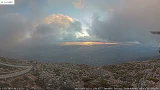 Sunrise Time Lapse ⛅️ October 11 2024 City of Hobart  AUSTRALIA [upl. by Ramsa430]