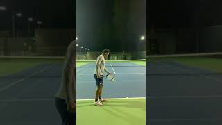 Yonex Vcore Pro 100  Serve Test [upl. by Lemhar410]