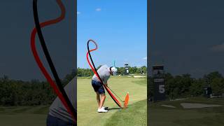 Joaquin Niemann golf swing on Shot Tracer app [upl. by Edlyn]