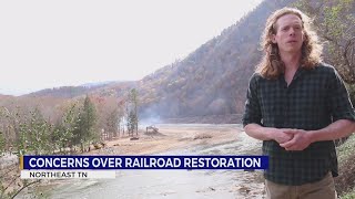 CSX Nolichucky repairs concern whitewater community [upl. by Enilorak]