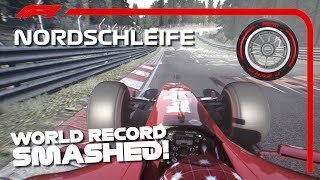 The Ferrari F2004 SMASHES the Nürburgring Nordschleife Lap Record with Slick Tyres [upl. by Ade556]