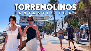 Torremolinos Spain Fantastic Town amp Feria San Miguel 2024 Update Costa del Sol  Málaga 4K [upl. by Nylodam]