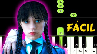 LA FAMILIA ADDAMS  Los Locos Addams  TUTORIAL PIANO FACIL  Easy Piano Tutorial [upl. by Nancy604]