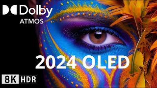 Oled Demo 2024 8K HDR 120FPS Demo OLED SONY Dolby AtmosVision [upl. by Ehman195]