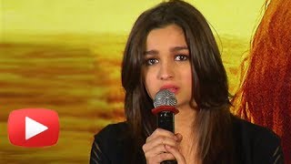 Alia Bhatt Cries At Highway Trailer Launch [upl. by Alica]