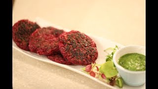 Beetroot Tikki  Family Food Tales with Mrs Alyona Kapoor  Sanjeev Kapoor Khazana [upl. by Cryan]