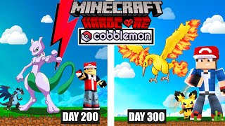 Survive 300 Days in Cobblemon Catch Shiny Pokemon Only [upl. by Assira]