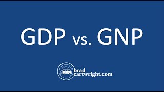 What is the Difference Between GDP vs GNP  Gross Domestic Product  IB Macroeconomics Exam Review [upl. by Daye]