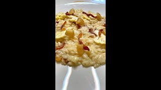 RISOTTO CAVOLFIORE E GUANCIALE per intenditori Shorts [upl. by Eciruam]