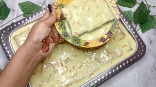 15 Minutes Instant Dessert Recipe With ½kg Of Milk  Instant Malai Cake  Instant Dessert [upl. by Wildon475]