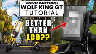 How to use the TFT Display on the Kaabo Wolf King GT Electric Scooter  A StepbyStep Guide [upl. by Akemit]