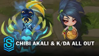 KDA All Out Akali Chibi Showcase  TFT Golden Spatula [upl. by Mahda]