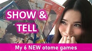 My 6 new otome games  show and tell 1 💖 [upl. by Dannon]