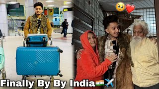 Finally mai chla 🇮🇳✈️ । Mom hoge emotional 🥹  Mayank Vlogs😎 [upl. by Lothar]