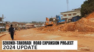 Latest Update On Sekondi To Takoradi Road Expansion Project 2024 [upl. by Learrsi]