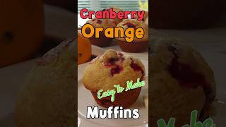 Cranberry Orange Muffins Recipe Video Tutorial [upl. by Aiyotal]