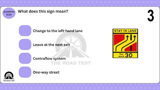 Driving Theory Test uk2024 Part4 ukdrivingtest roadsigns driving drivingexam automobile [upl. by Ulrick]