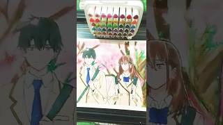 Haruki and Sakura drawing from I want to eat your pancreas  anime movie  jo tum mere ho song [upl. by Sigismond]