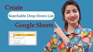 Searchable DropDown list in Google Sheets [upl. by Novyad]