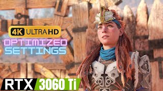 4K  Horizon Forbidden West  RTX 3060 Ti  Ryzen 5 3600  Benchmark Performance test [upl. by Theda890]