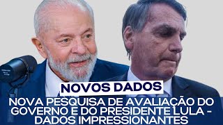 NOVA PESQUISA DE AVALIAÇÃO DO GOVERNO E DO PRESIDENTE LULA  DADOS IMPRESSIONANTES [upl. by Lyrej]