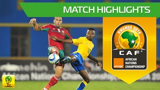 Gabon vs Morocco  Orange African Nations Championship Rwanda 2016 [upl. by Aehs600]